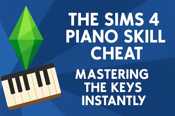 Sims 4 piano skill cheat - mastering the keys instantly