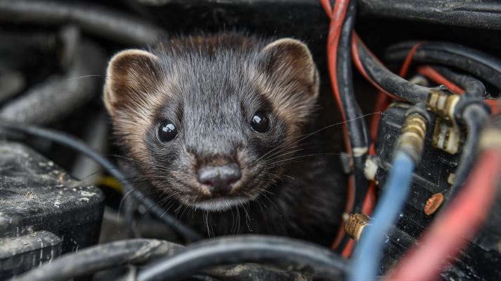 Mår i motorrum - en udfordring for bilister