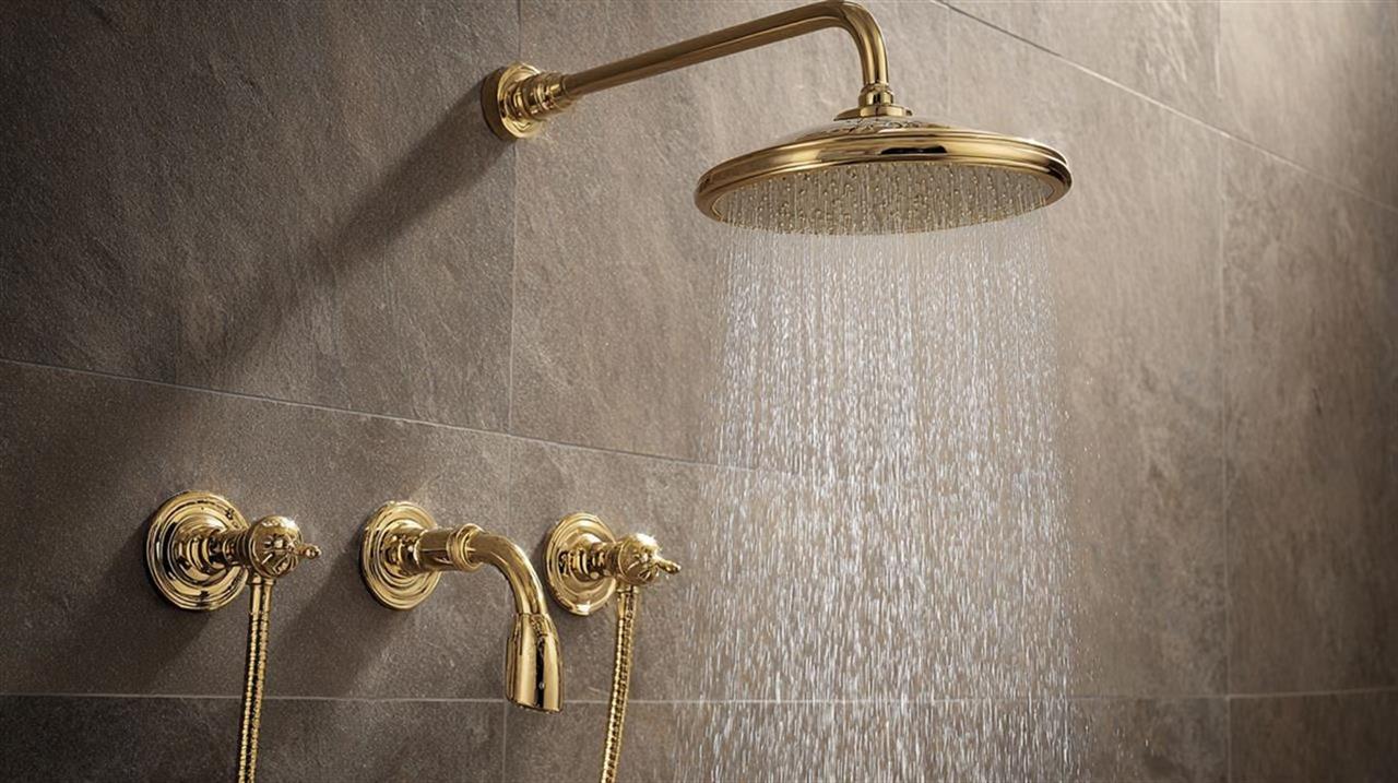 Grohe brusesæt børstet stål - elegancen til dit badeværelse